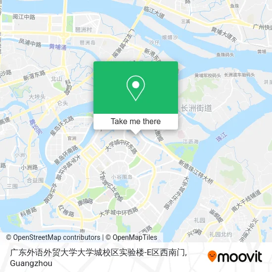 广东外语外贸大学大学城校区实验楼-E区西南门 map