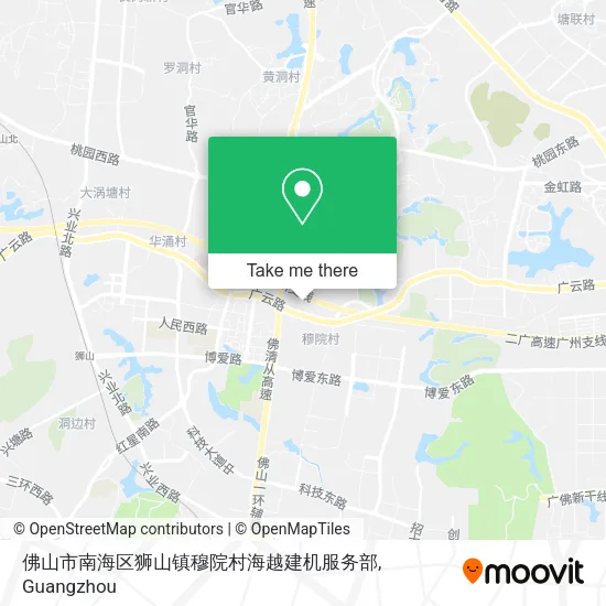 佛山市南海区狮山镇穆院村海越建机服务部 map