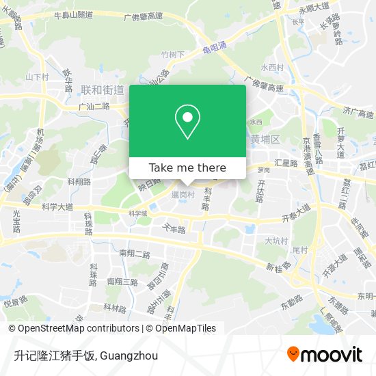 升记隆江猪手饭 map