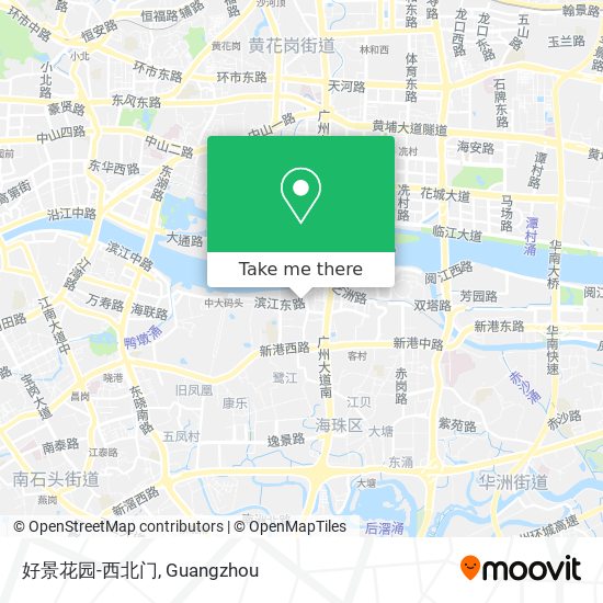 好景花园-西北门 map