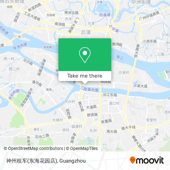 神州租车(东海花园店) map