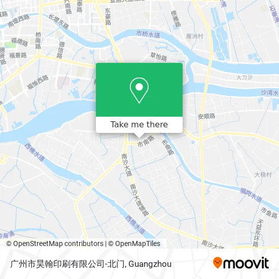 广州市昊翰印刷有限公司-北门 map