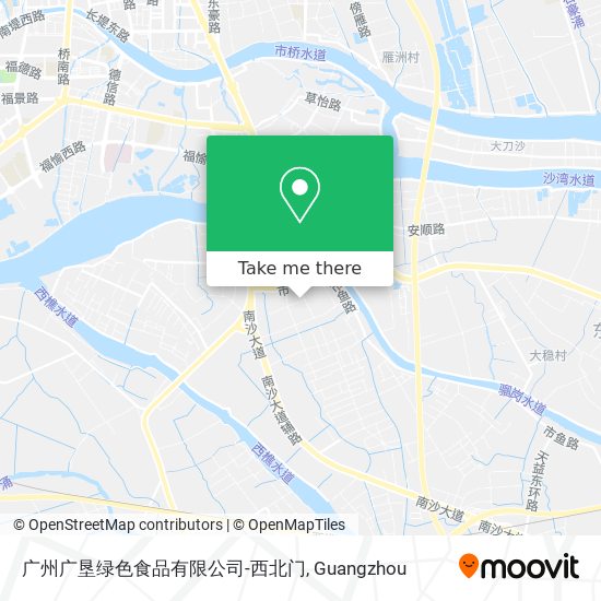 广州广垦绿色食品有限公司-西北门 map