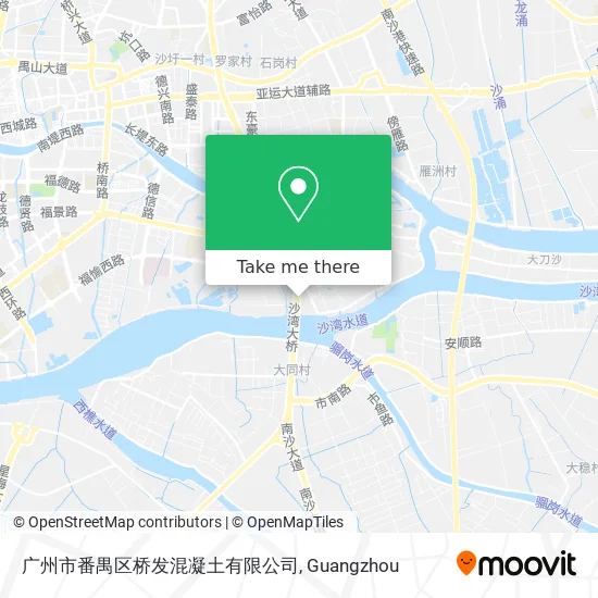 广州市番禺区桥发混凝土有限公司 map