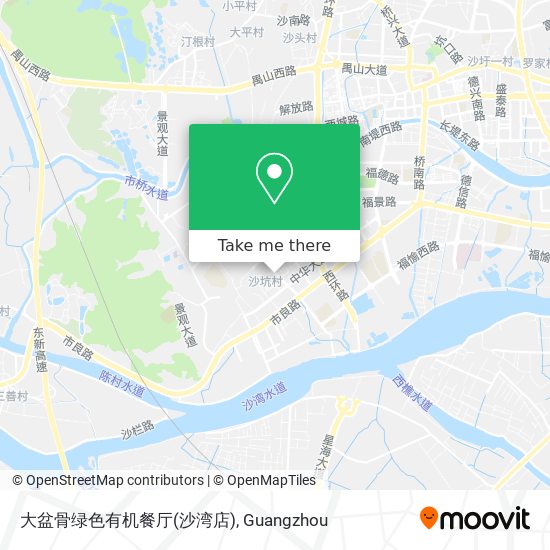 大盆骨绿色有机餐厅(沙湾店) map