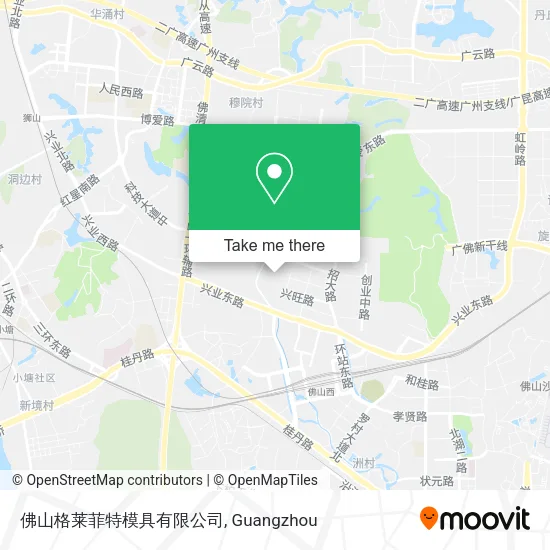 佛山格莱菲特模具有限公司 map