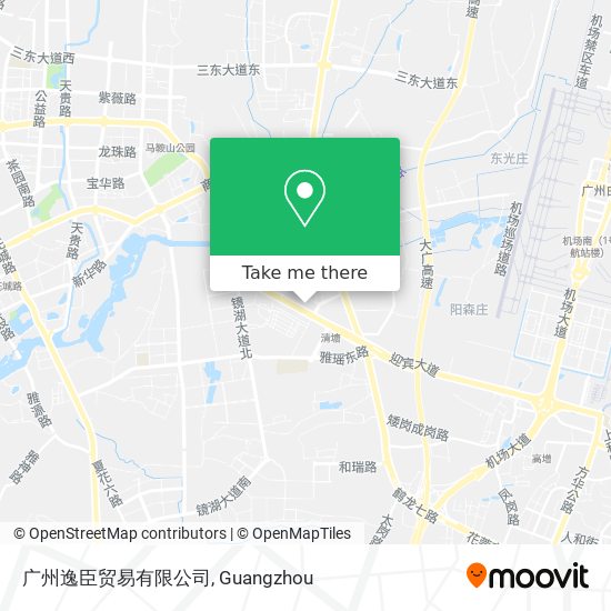 广州逸臣贸易有限公司 map