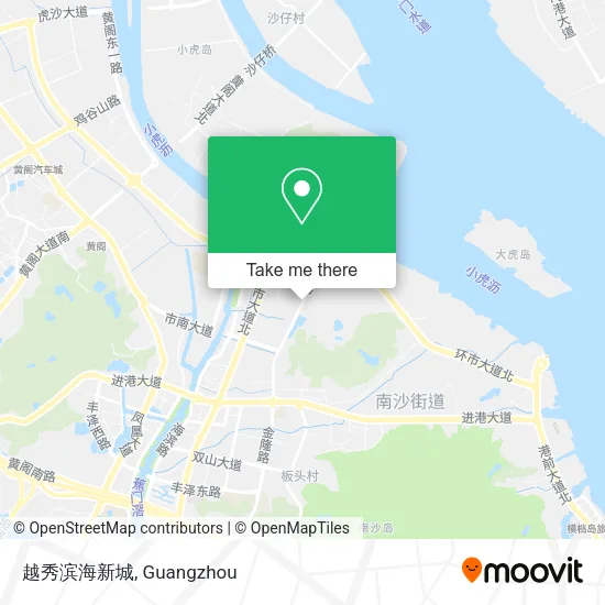 越秀滨海新城 map