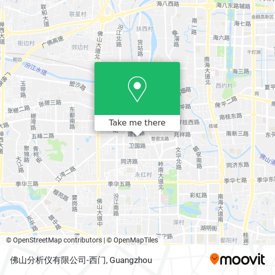 佛山分析仪有限公司-西门 map