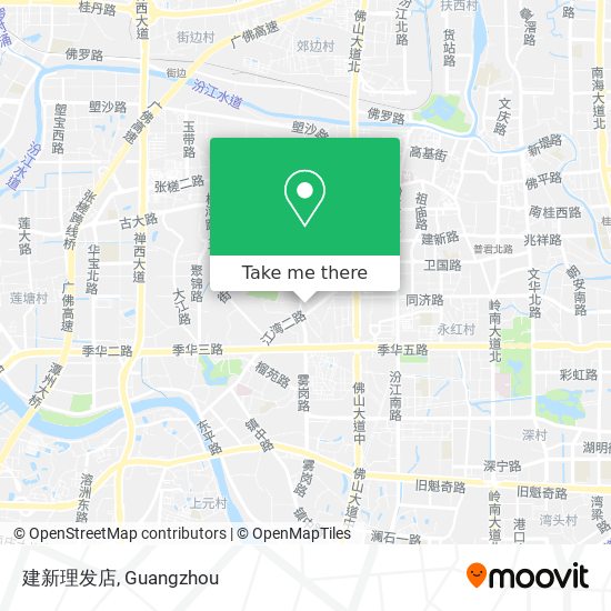 建新理发店 map