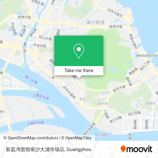 新荔湾面馆南沙大涌市场店 map