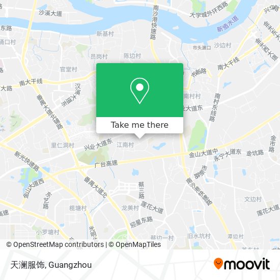 天澜服饰 map