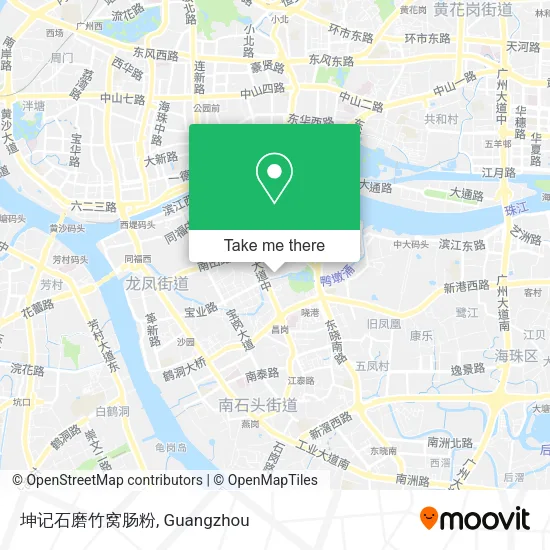 坤记石磨竹窝肠粉 map