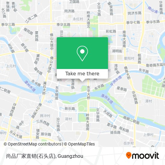 尚品厂家直销(石头店) map