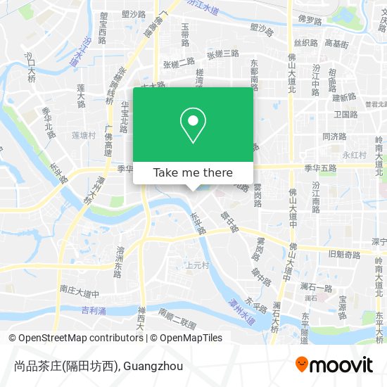 尚品茶庄(隔田坊西) map