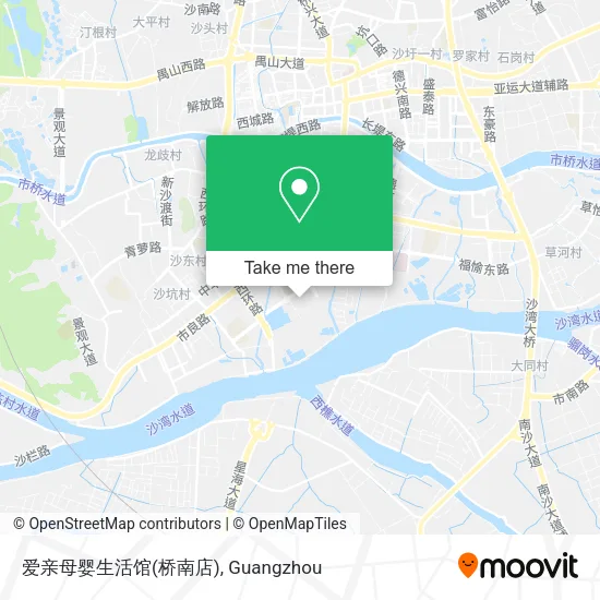爱亲母婴生活馆(桥南店) map