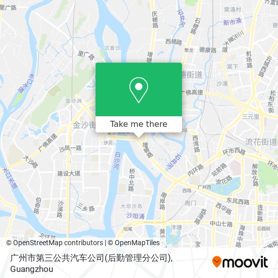 广州市第三公共汽车公司(后勤管理分公司) map