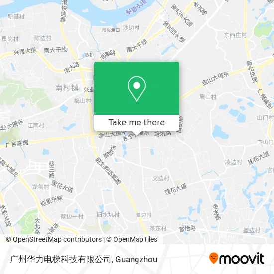 广州华力电梯科技有限公司 map