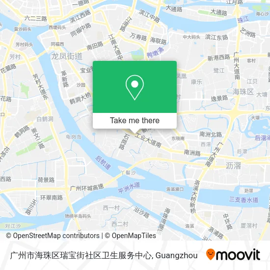 广州市海珠区瑞宝街社区卫生服务中心 map