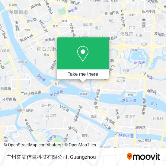 广州常满信息科技有限公司 map