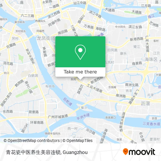 青花瓷中医养生美容连锁 map
