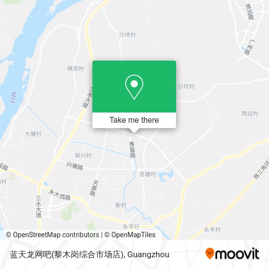 蓝天龙网吧(黎木岗综合市场店) map