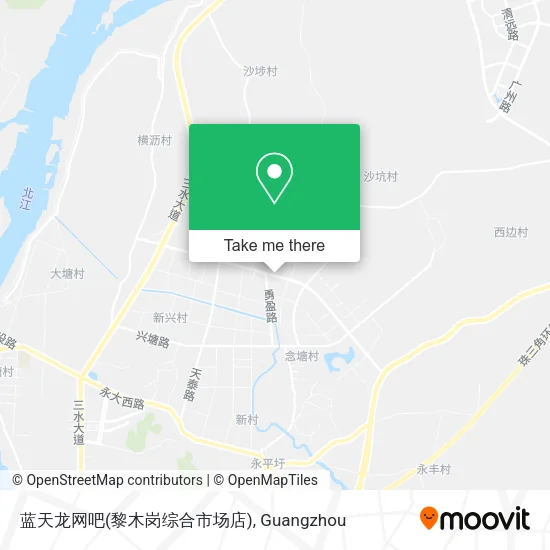 蓝天龙网吧(黎木岗综合市场店) map