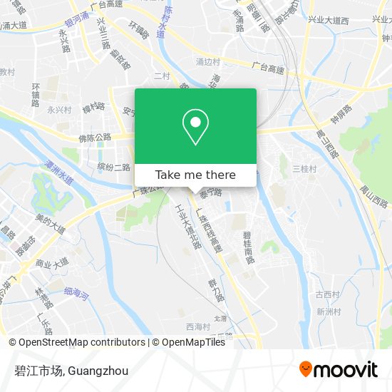 碧江市场 map
