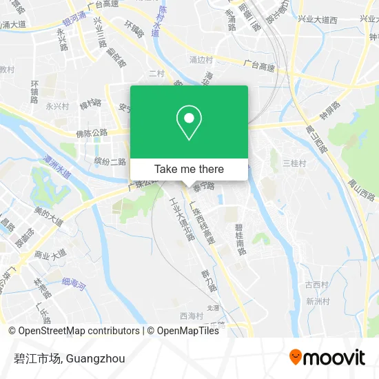 碧江市场 map