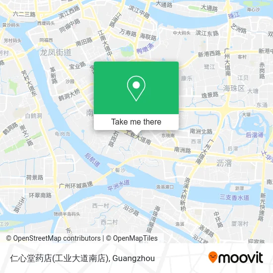仁心堂药店(工业大道南店) map