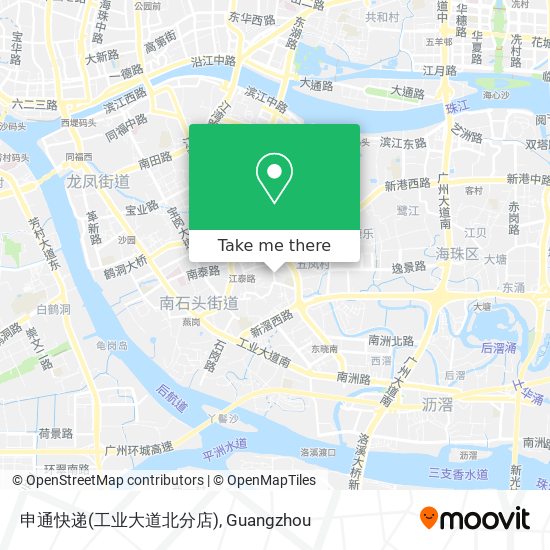 申通快递(工业大道北分店) map