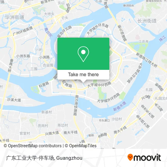 广东工业大学-停车场 map