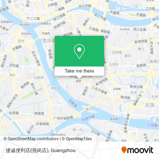 捷诚便利店(燕岗店) map