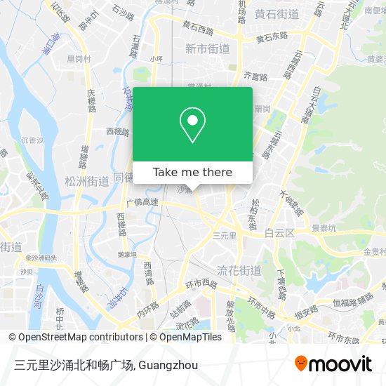 三元里沙涌北和畅广场 map