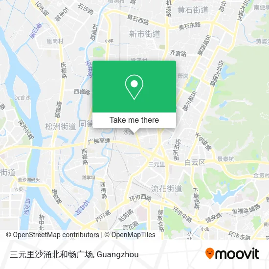 三元里沙涌北和畅广场 map