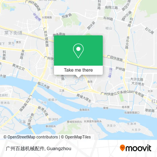 广州百越机械配件 map