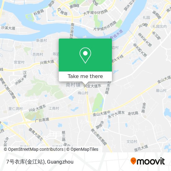 7号衣库(金江站) map