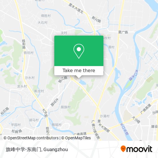 旗峰中学-东南门 map