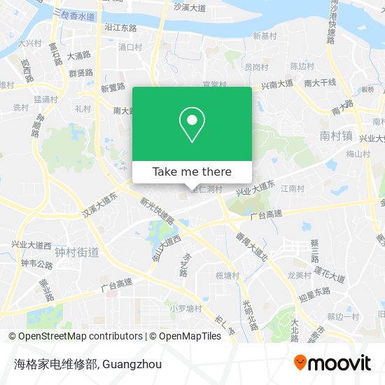 海格家电维修部 map