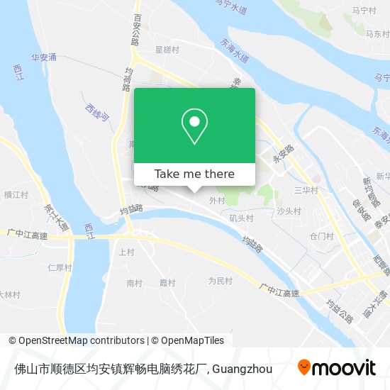 佛山市顺德区均安镇辉畅电脑绣花厂 map