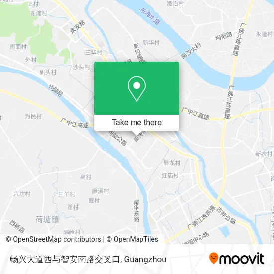 畅兴大道西与智安南路交叉口 map