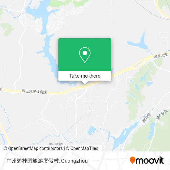 广州碧桂园旅游度假村 map