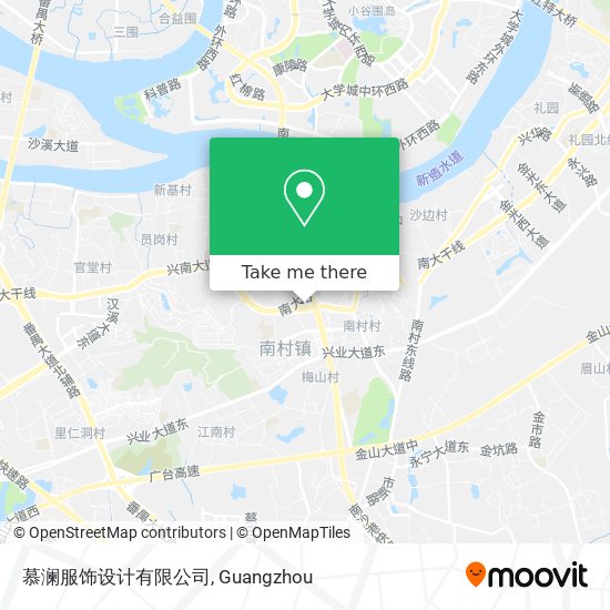 慕澜服饰设计有限公司 map
