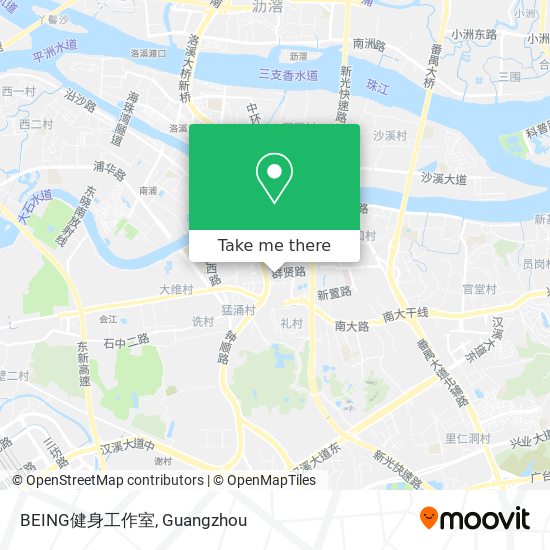 BEING健身工作室 map