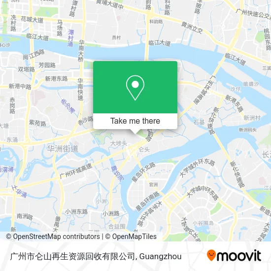 广州市仑山再生资源回收有限公司 map