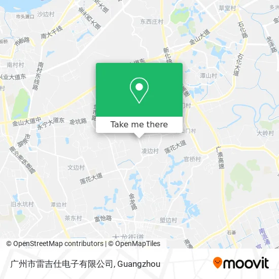 广州市雷吉仕电子有限公司 map