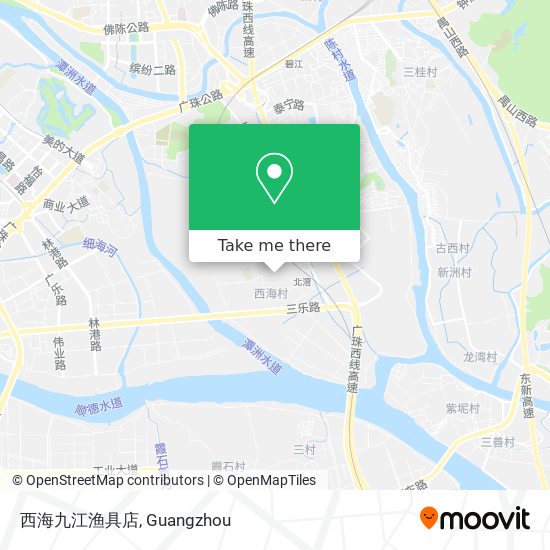西海九江渔具店 map