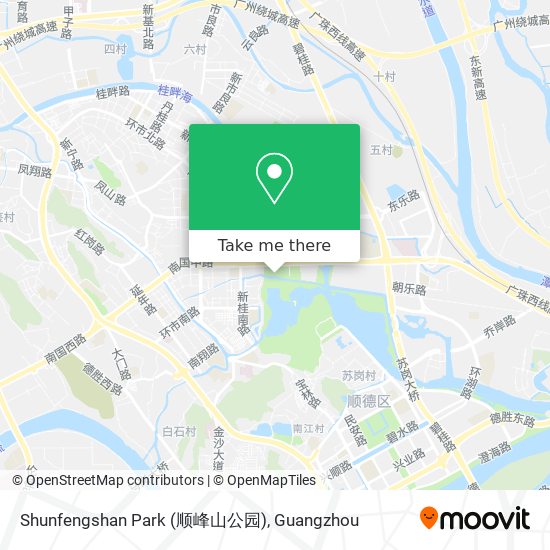 Shunfengshan Park (顺峰山公园) map