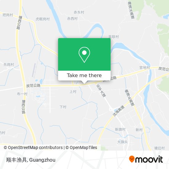 顺丰渔具 map