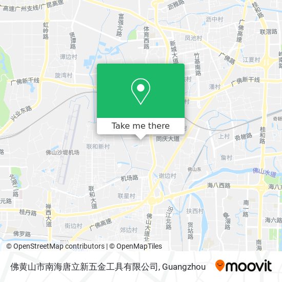 佛黄山市南海唐立新五金工具有限公司 map
